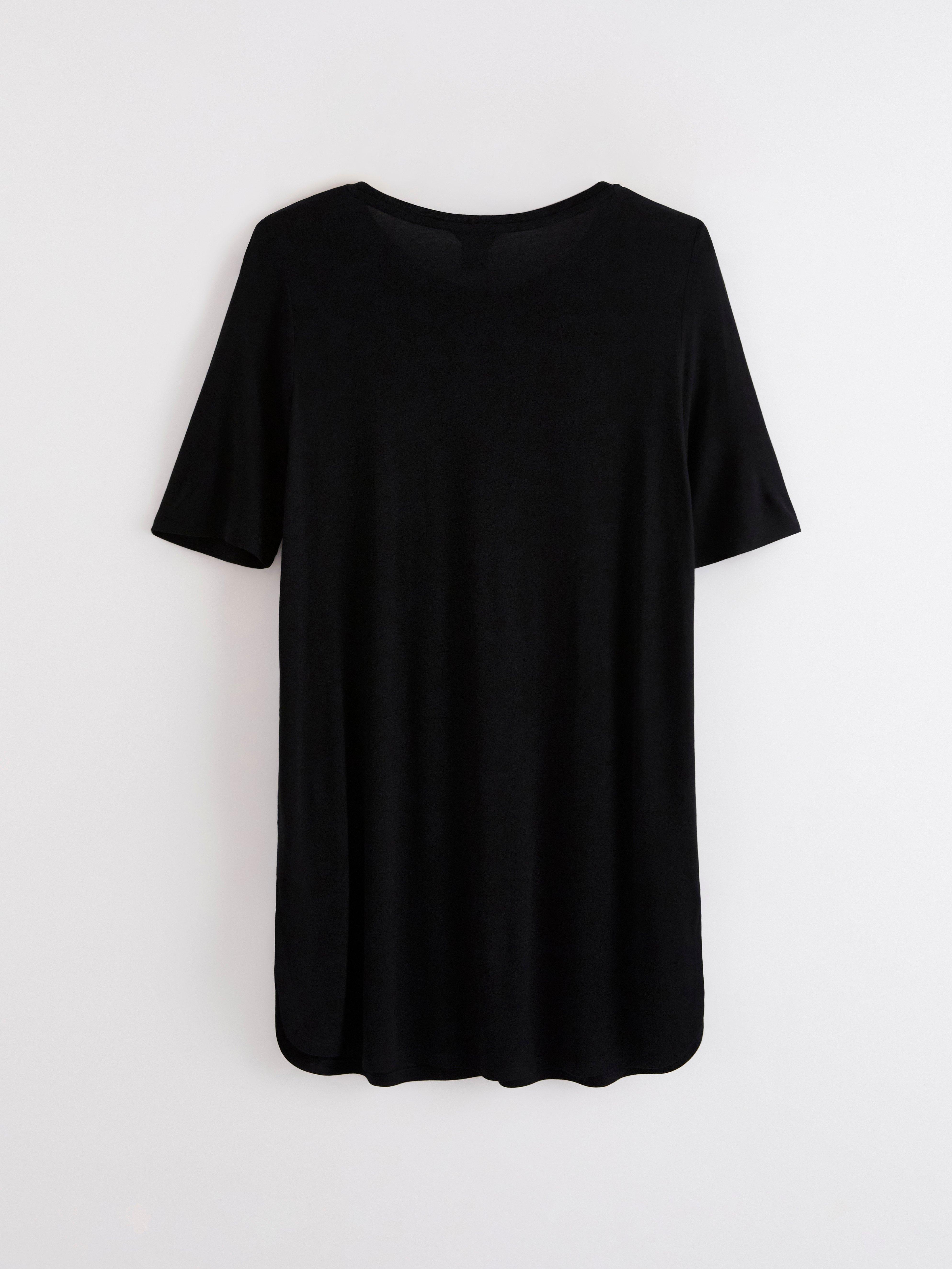 Kortärmad topp Black