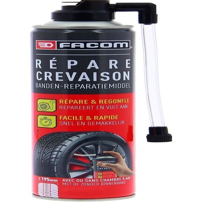FACOM Descarbonizador de gasolina + Reparador de pinchazos 400 ml