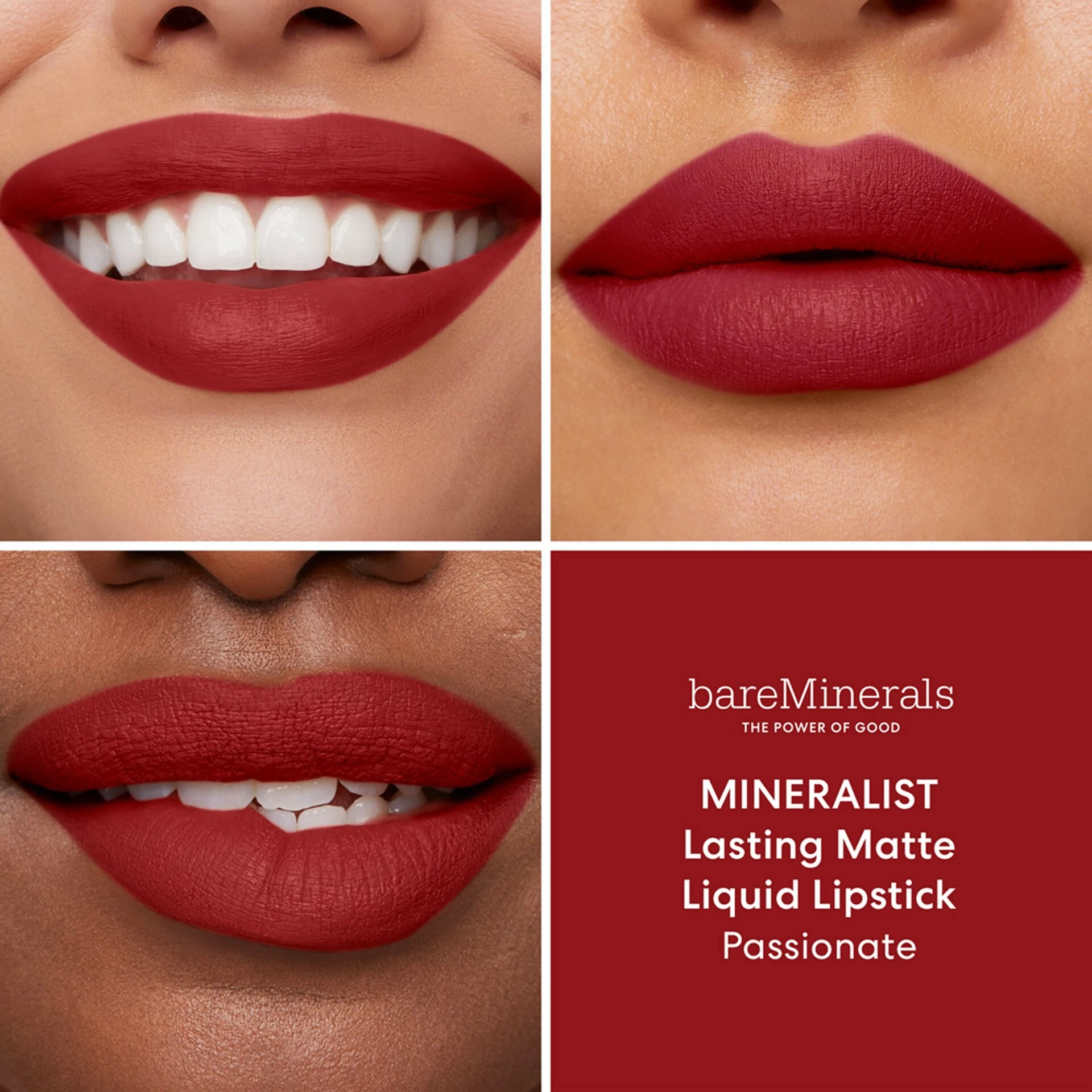 Ruj lichid mat de lungă durată Mineralist Passionate - bareMinerals