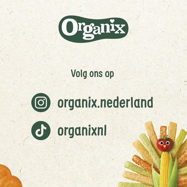 Organix 12+M ābolu, zemeņu un kvinojas augļu sviestmaize<br>100g