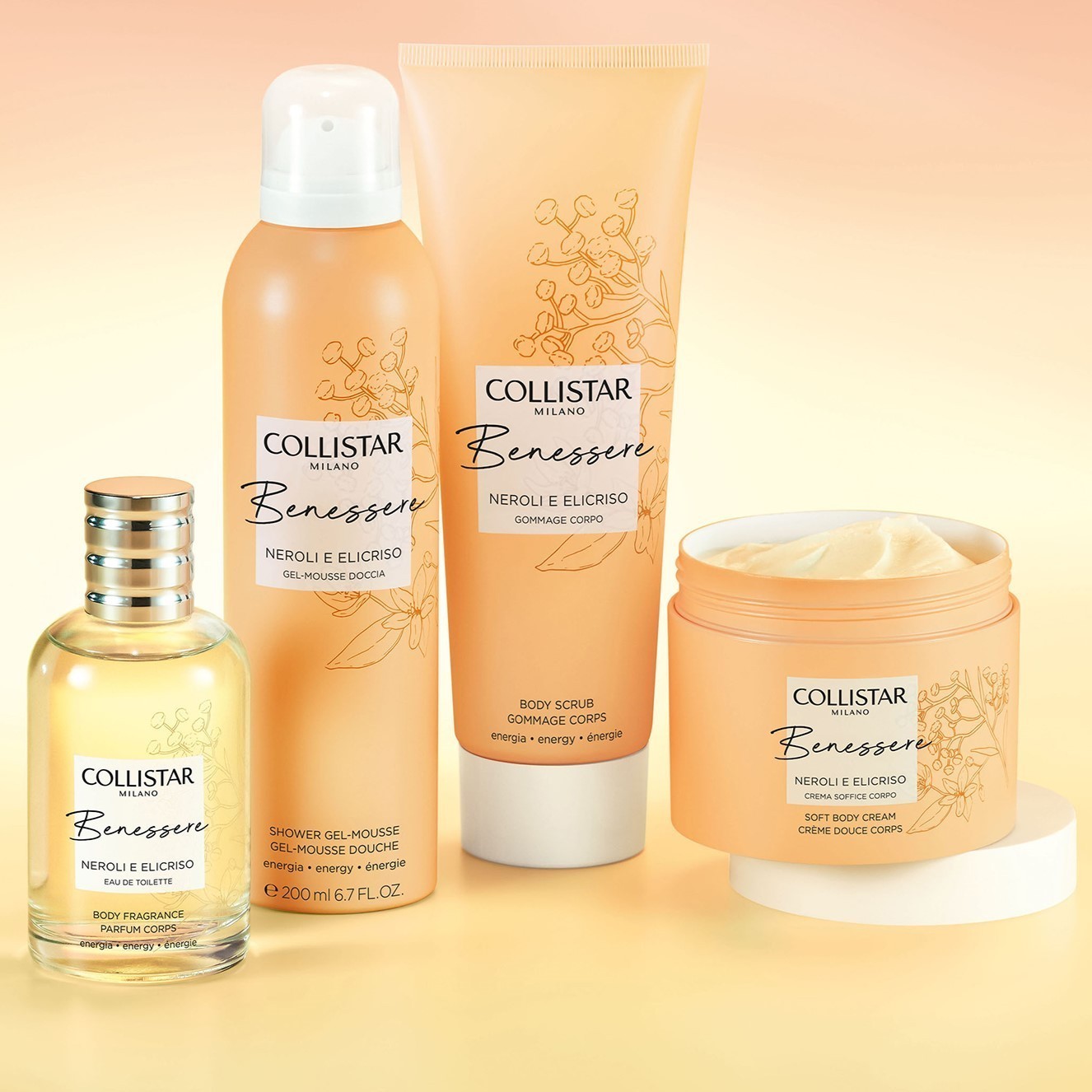 Collistar Körperpeeling Benessere Neroli E Elicriso - 250 ml