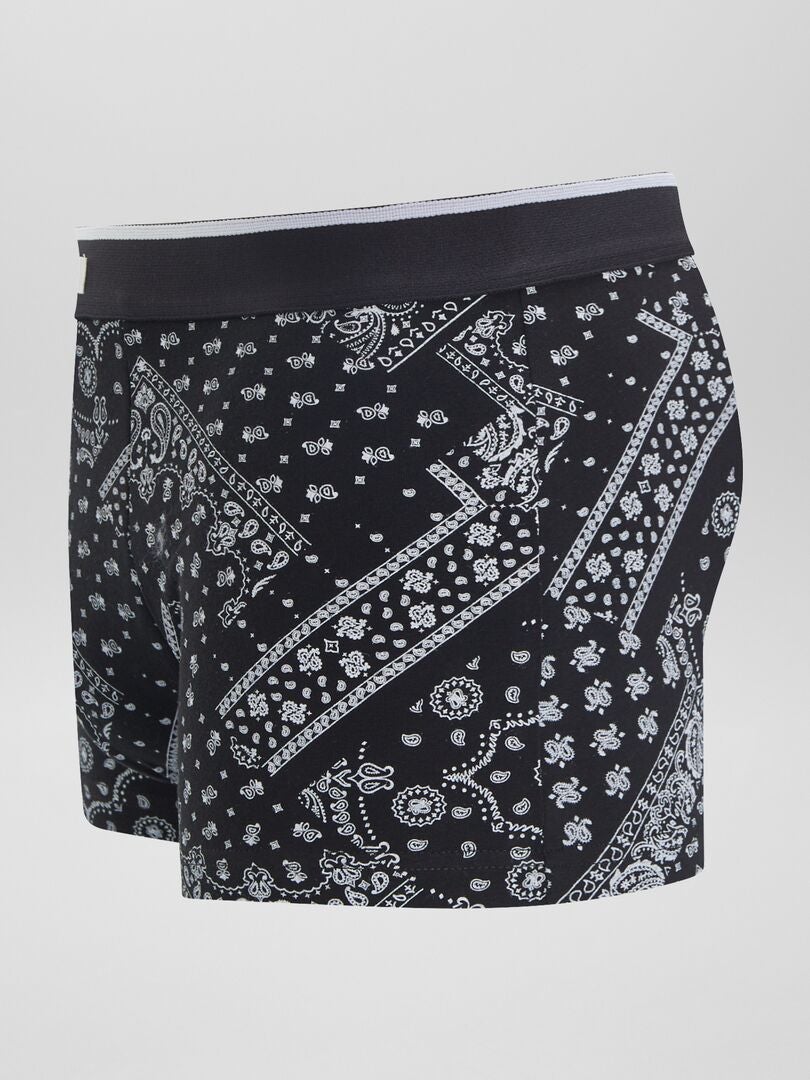 Set van 3 stretch boxershorts - Zwart