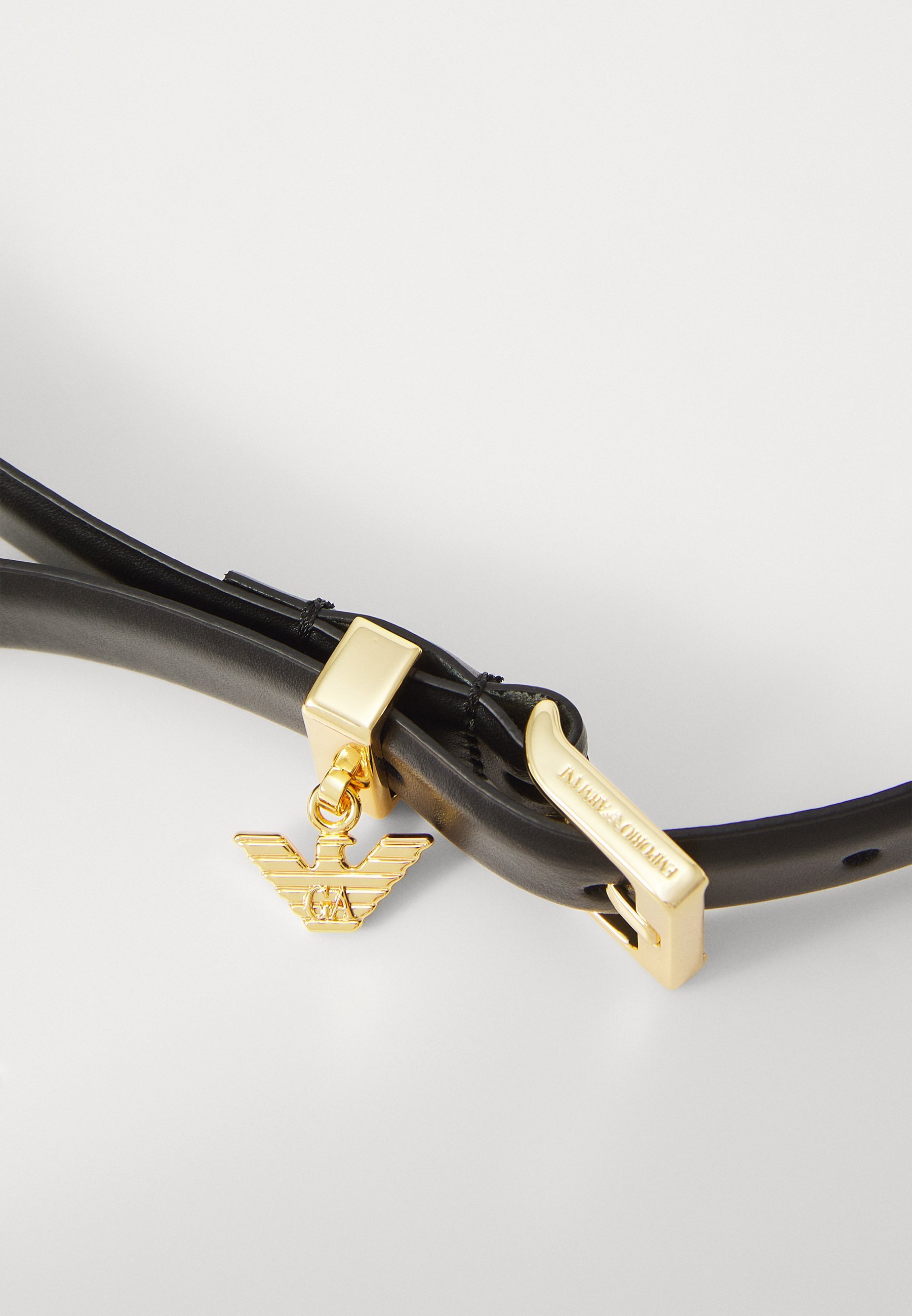Emporio Armani TONGUE BELT - Riem - zwarte schoonheid