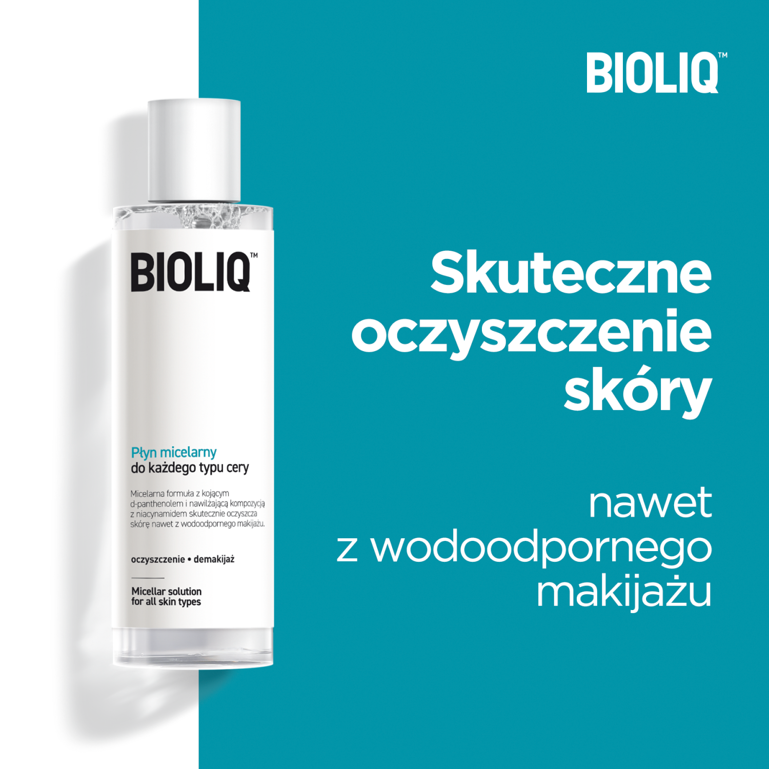 Fluido micelar Bioliq para todos os tipos de pele 200ml Limpeza