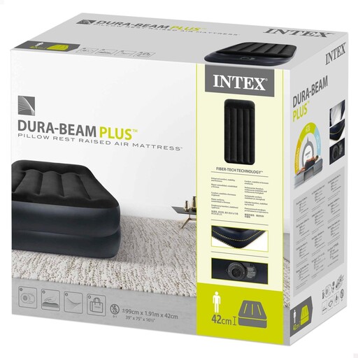  Matelas gonflable Intex Dura-beam Plus Pillow Rest - 99 x 191 x 42 cm