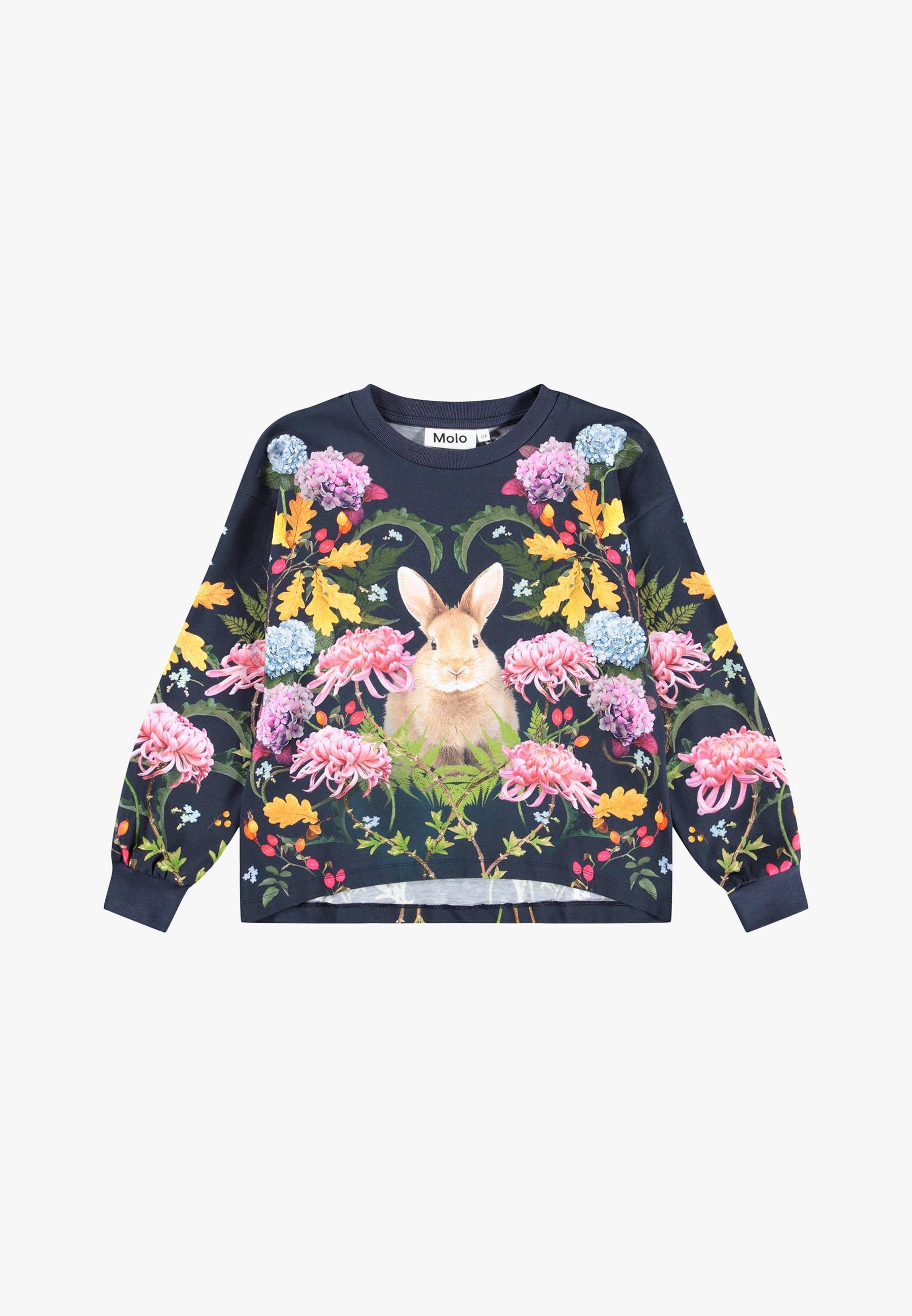 Molo RENIZA TOP MET LANGE MOUWEN - Top met lange mouwen - donkerblauw/multicolor
