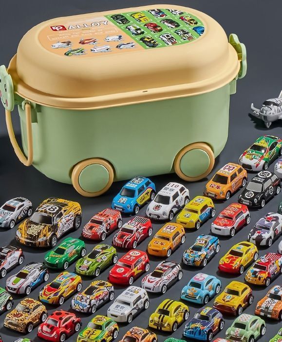Juguete infantil para niños de 3 a 7 años, juego de 40 mini coches y tapete de juego de tráfico para niños, 51,18