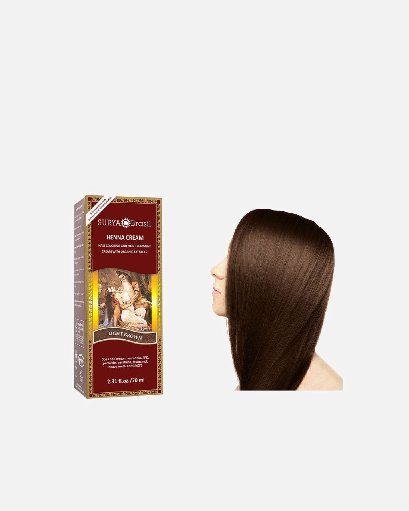Surya Brasil Haarfärbe-Henna-Creme – 70 ml
