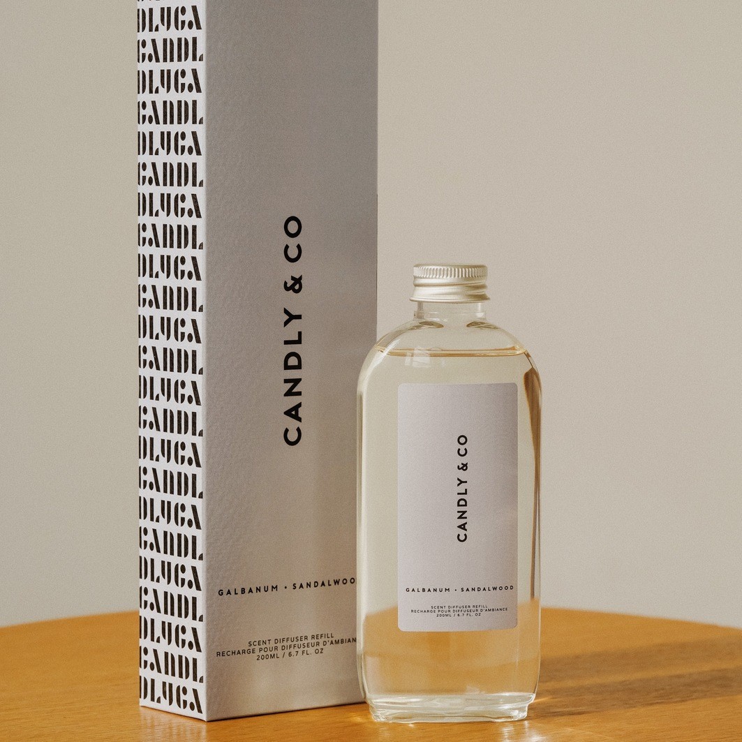 Candly&Co Recharge diffuseur No.6 Galbanum, Bois de santal