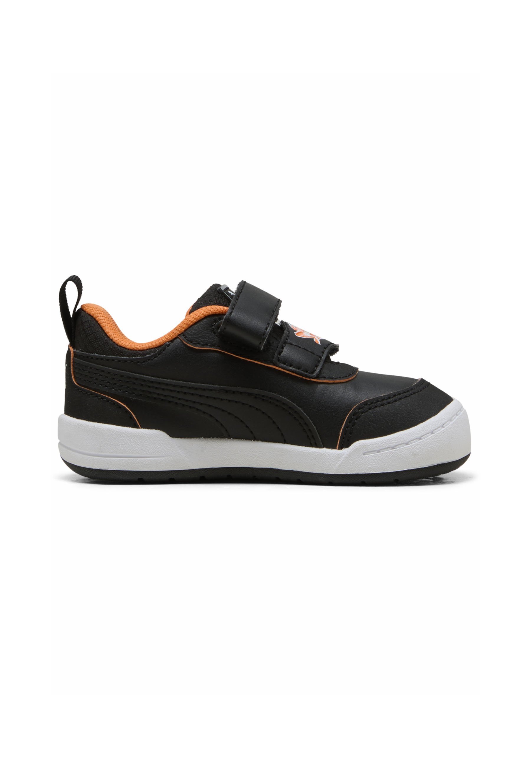 Puma babyschoenen - zwart - zwart-oranje glo