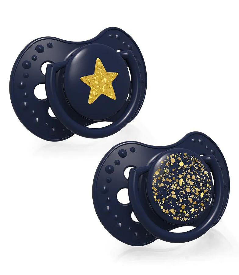 Lovi Smoczek Silikonowy Dynamiczny Stardust Blue 6-18M
