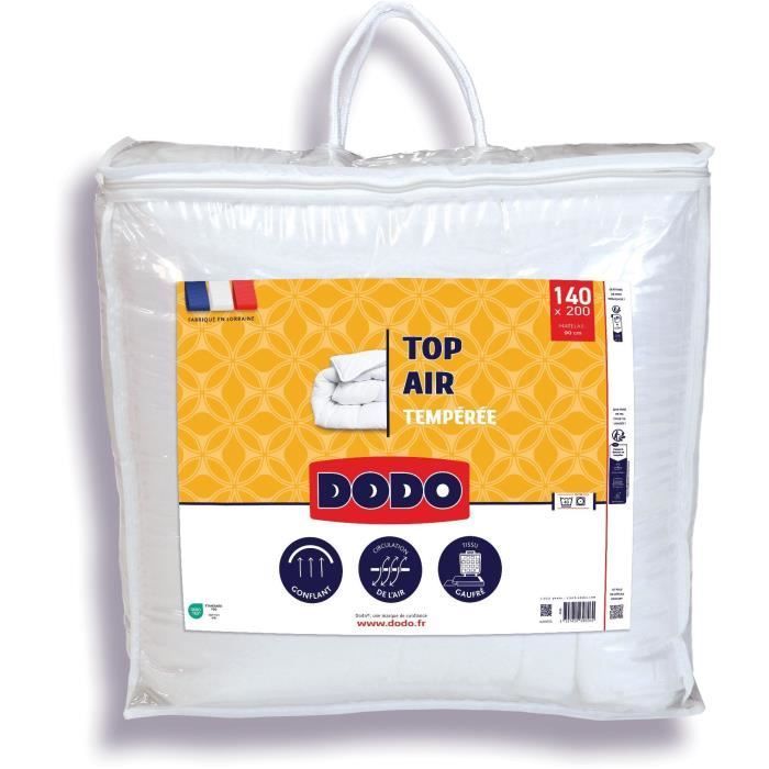 Edredón de peso medio - DODO - TOP AIR - 140 x 200 cm - 300 g/m² - Blanco