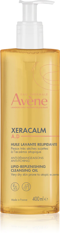 óleo de limpeza repositor de lipídios Avène XeraCalm AD é indicado para peles secas e atópicas.