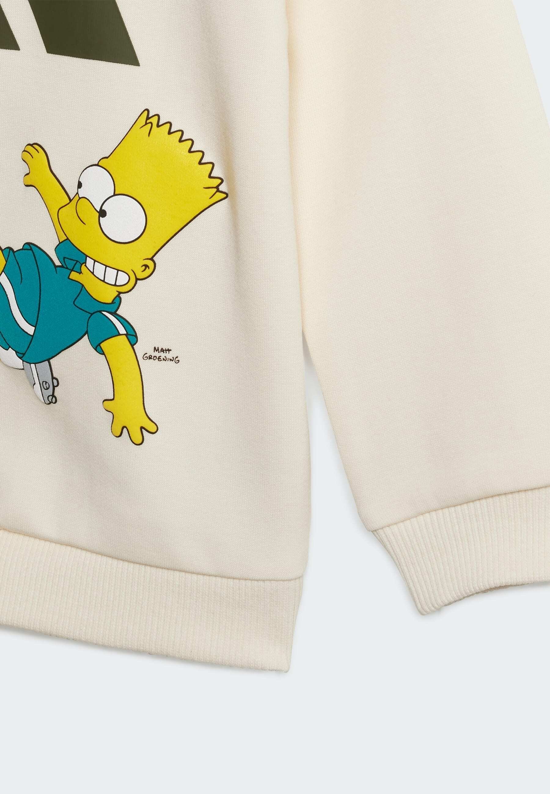 adidas Performance I THE SIMPSONS JOG-INFANT SET - Sweatshirt - cremeweiß