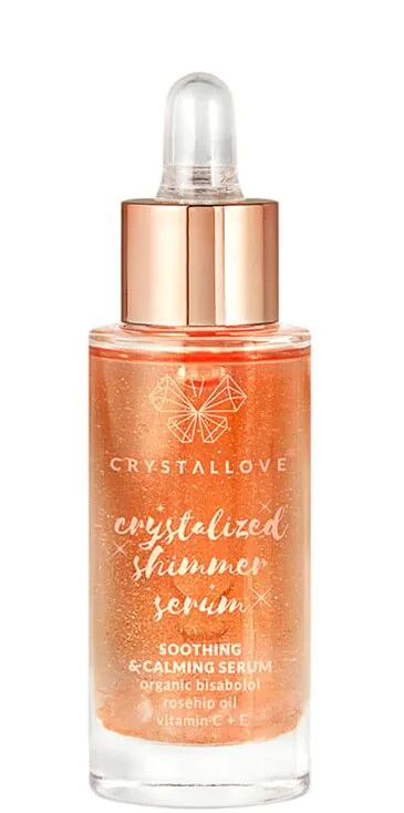Crystallove serum do twarzy z Kwarcem Różowym i Bisabololem
