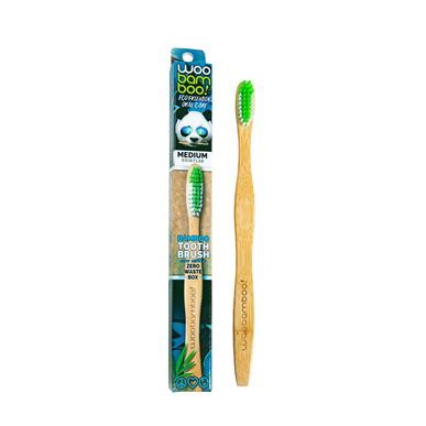 Woobamboo četkica za zube za odrasle srednje veličine 1 komad 1 komad