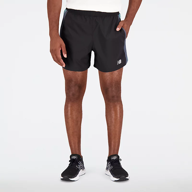 Accelerate Herren-Shorts, 5 Zoll lang – Verwaschenes Türkis
