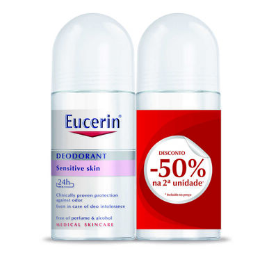 Eucerin Sensitive Skin -deodorantti 24h 50 % 2 kpl 1 kpl 1 kpl