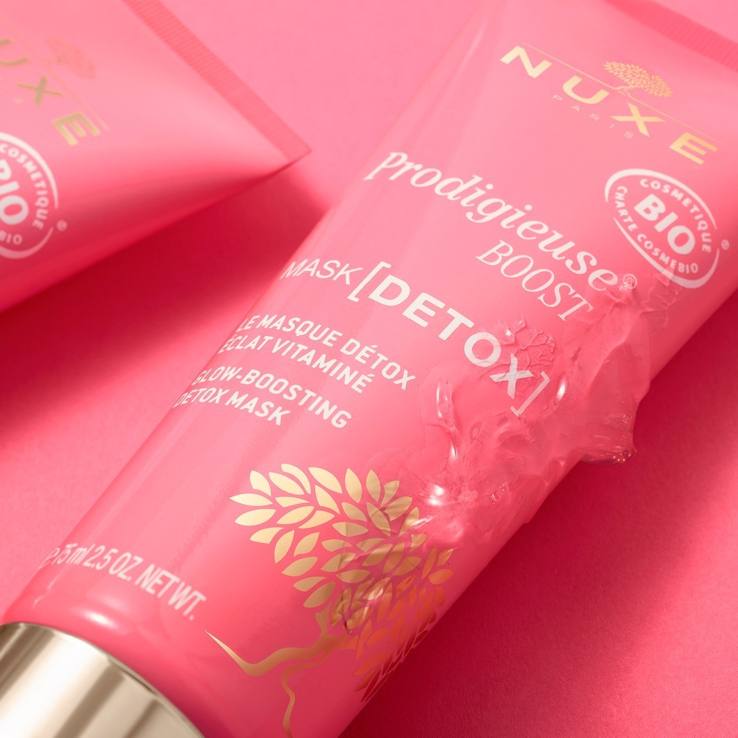 NUXE mitrinošā maska Prodigieuse® Boost mirdzumu veicinoša detoksikācijas maska - 75 ml