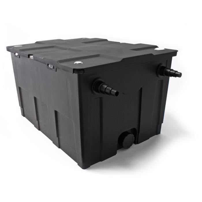 Kit de filtración para estanques SUNSUN - 60000 l - Esterilizador NEO8000 de 70 W - Bomba de 25 m - Manguera para skimmer - Fuente