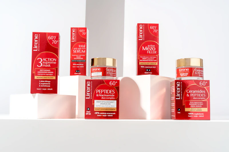 Creme preenchedor Lirene Active Mezo para a área dos olhos e lábios com efeito lifting.