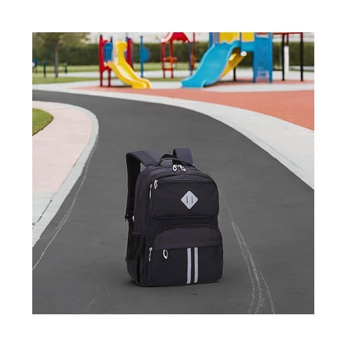 Boys' School Bags, Girls' School Bags, Multi-Pocket School Bags with Reflective Design, Waterproof School Bags for Children