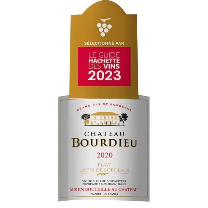 Château Bourdieu 2020 Blaye Côtes de Bordeaux - Vino Tinto Burdeos