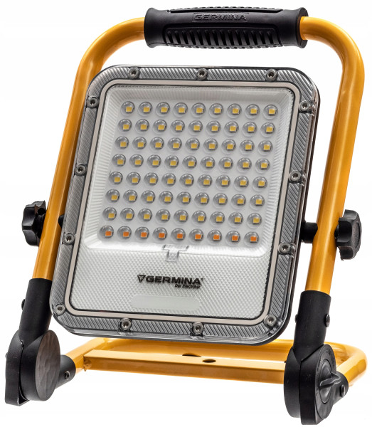 Naświetlacz bateryjny Germina akumulatorowy 50W   panel solarny