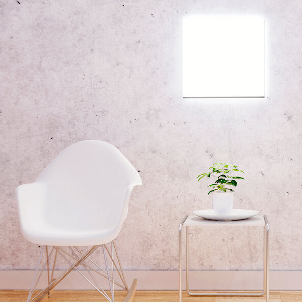 Panou LED Smartes Aris alb+color, 45 x 45 cm