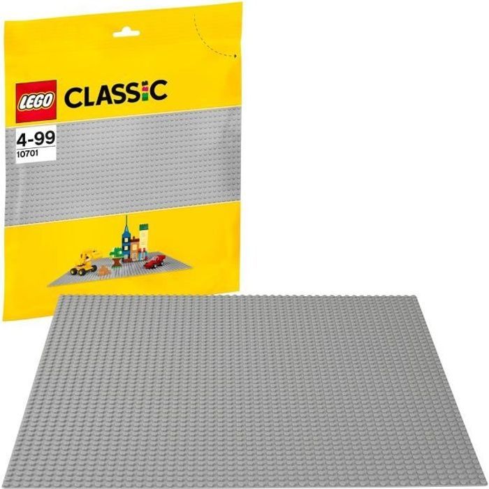LEGO® Classic 10701 Grijze grondplaat, 48x48, creatief en educatief bouwspeelgoed