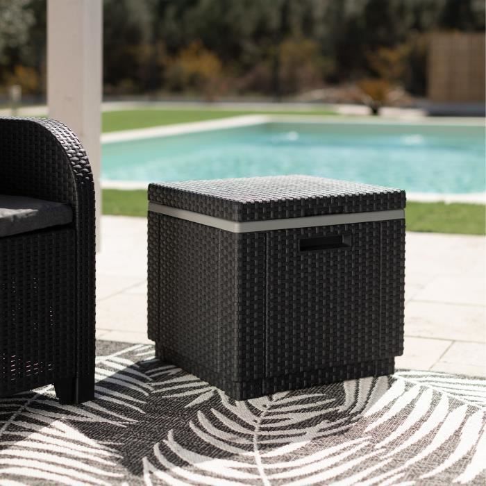 Nevera portátil Keter Ice Cube color grafito 405981