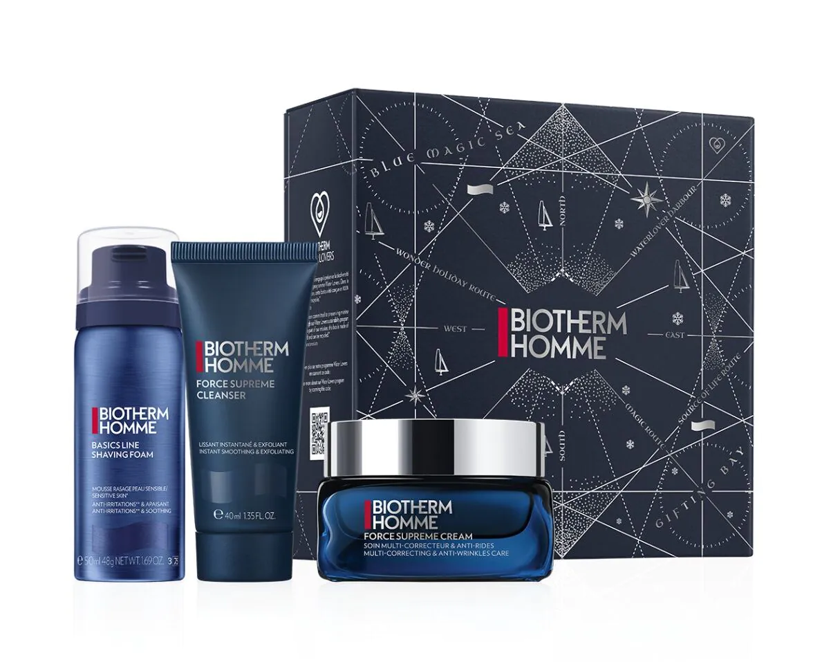Biotherm Homme świąteczny zestaw z kosmetykami do pielęgnacji skóry twarzy dla mężczyzn