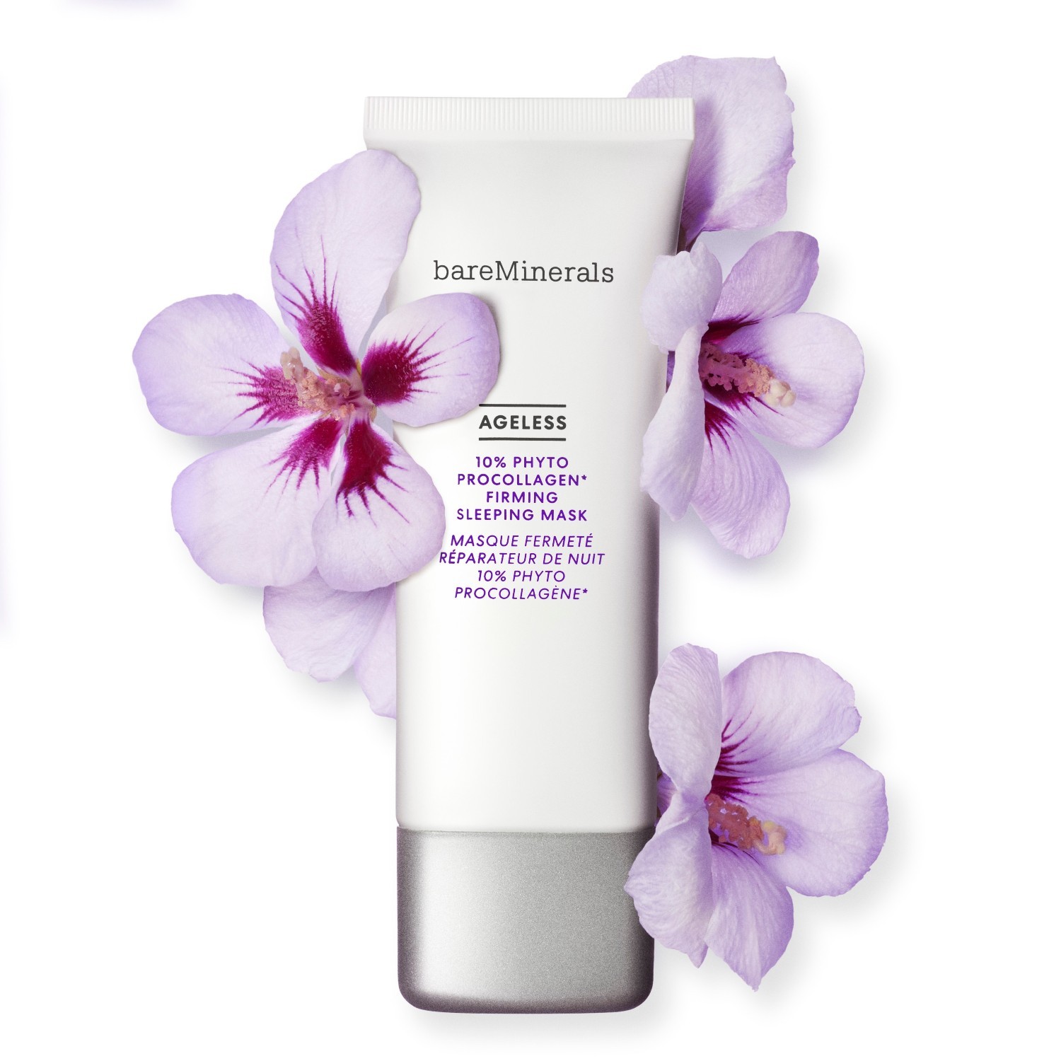 bareMinerals Glow Mask Ageless 10% Phyto ProCollagen stangrinamoji miego kaukė - 75 ml