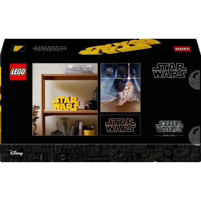 LEGO Star Wars 75407 Logo De Star Wars En Briques - Set De Construction Pour Adulte – Déco