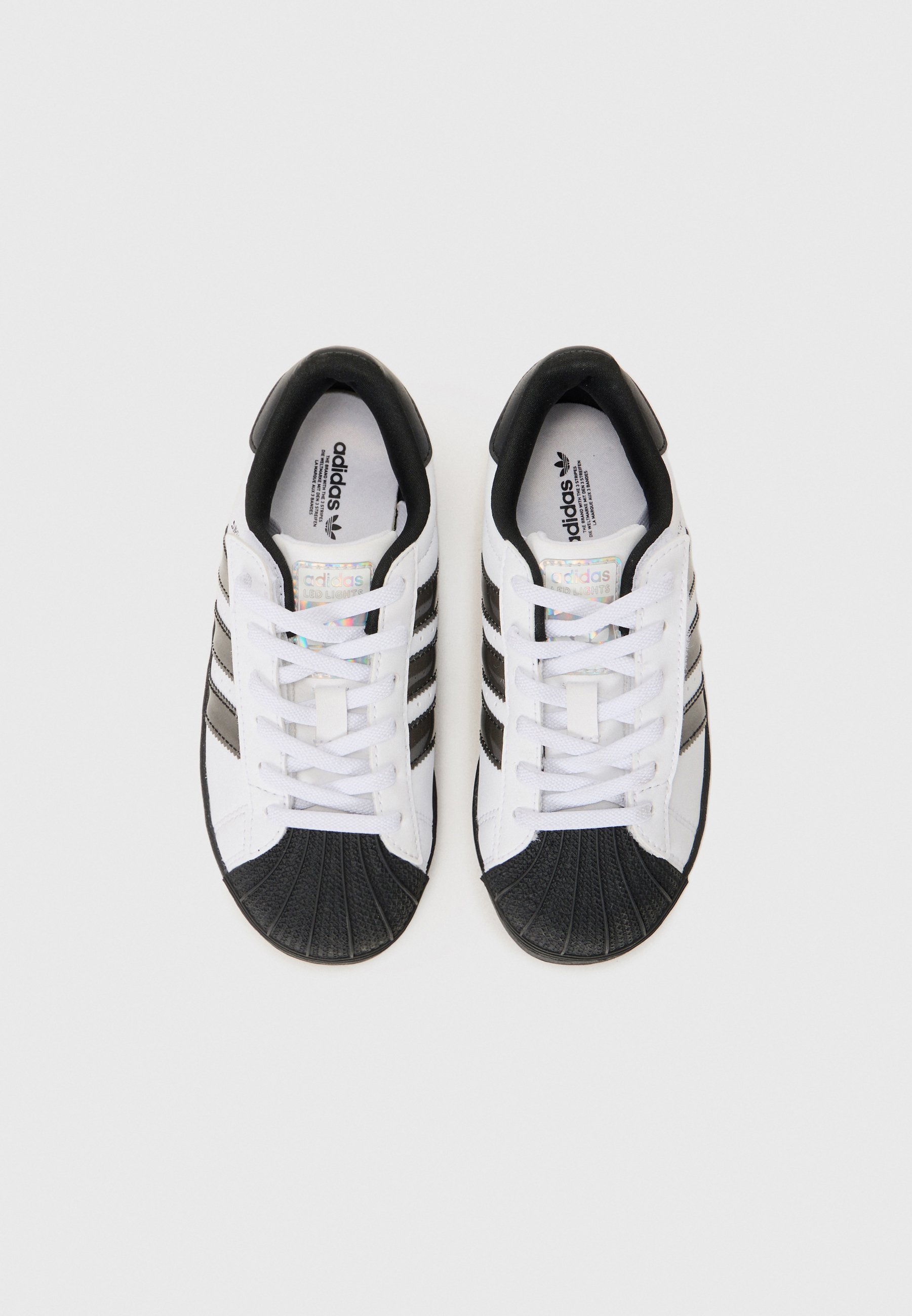 adidas Originals SUPERSTAR LED - Sneakers - wit/zwart