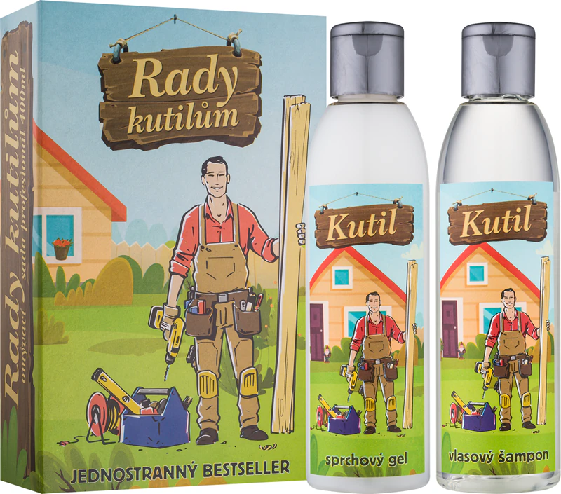 Conjunto para corpo e cabelo masculino Pro Kutily da Bohemia Gifts & Cosmetics