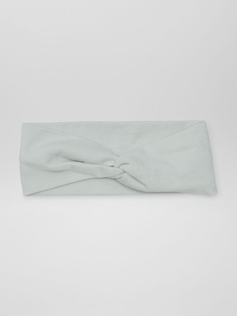Conjunto de 2 diademas de punto con cruz - BLANCO
