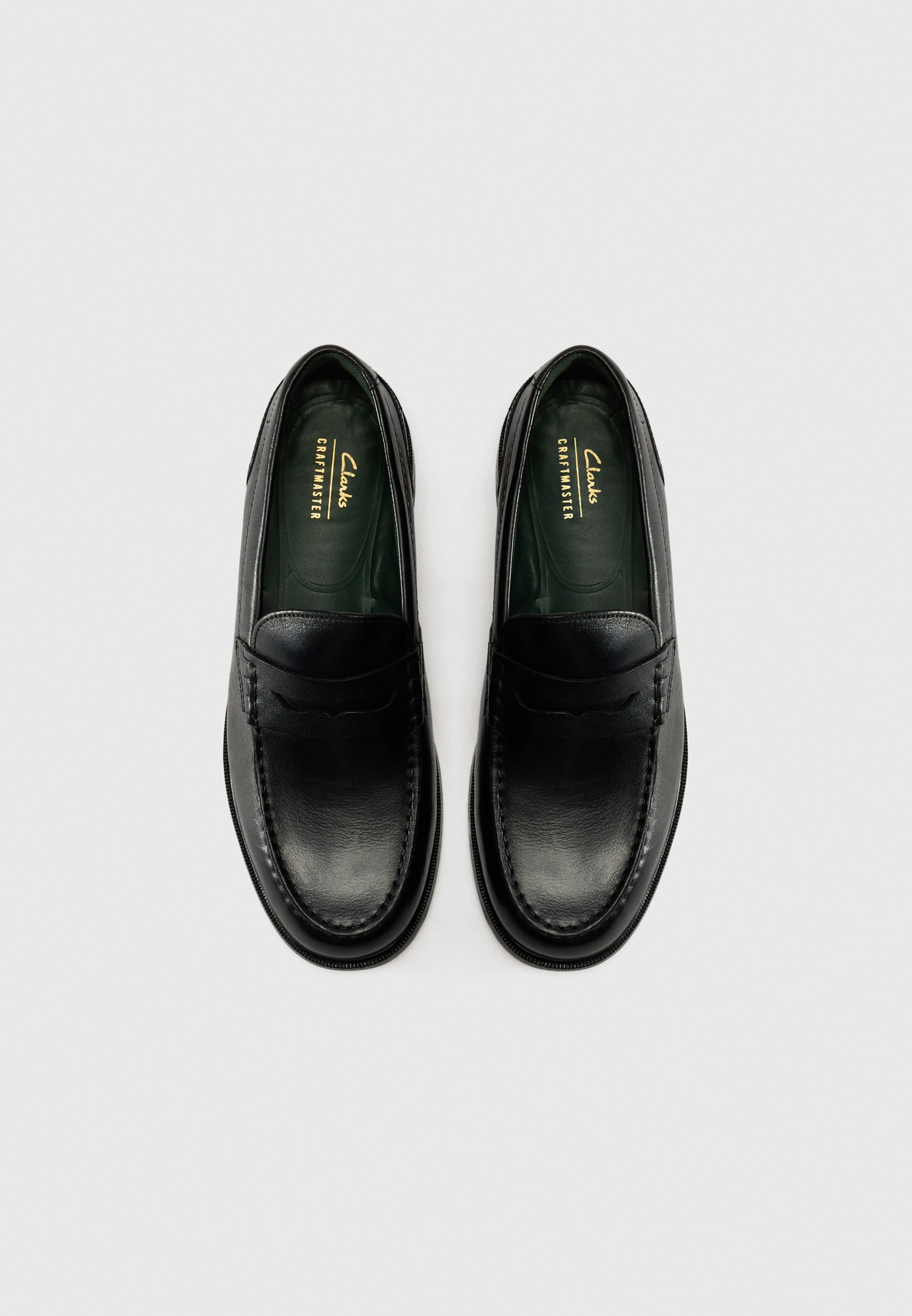 Clarks CRAFT JAMES LO - Sapatos sem cadarço - preto
