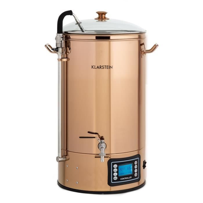Kit de elaboración de cerveza - Klarstein Mundschenk - Depósito de 30 L - 2500 W - 9 programas