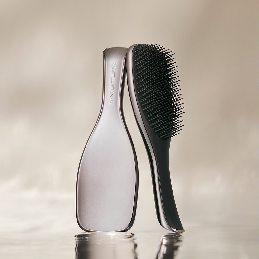 Tangle Teezer Districante, la spazzola definitiva per capelli, colore argento mezzanotte cromato - 1 pezzo