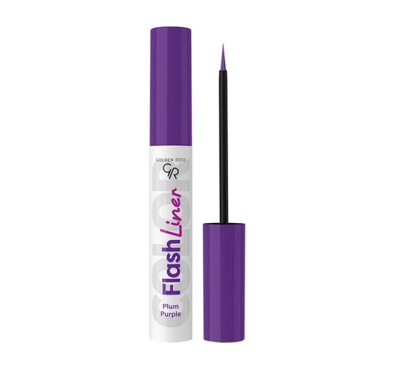 Golden Rose Flash Liner eyeliner w płynie 107 Plum Purple 3,5 ml