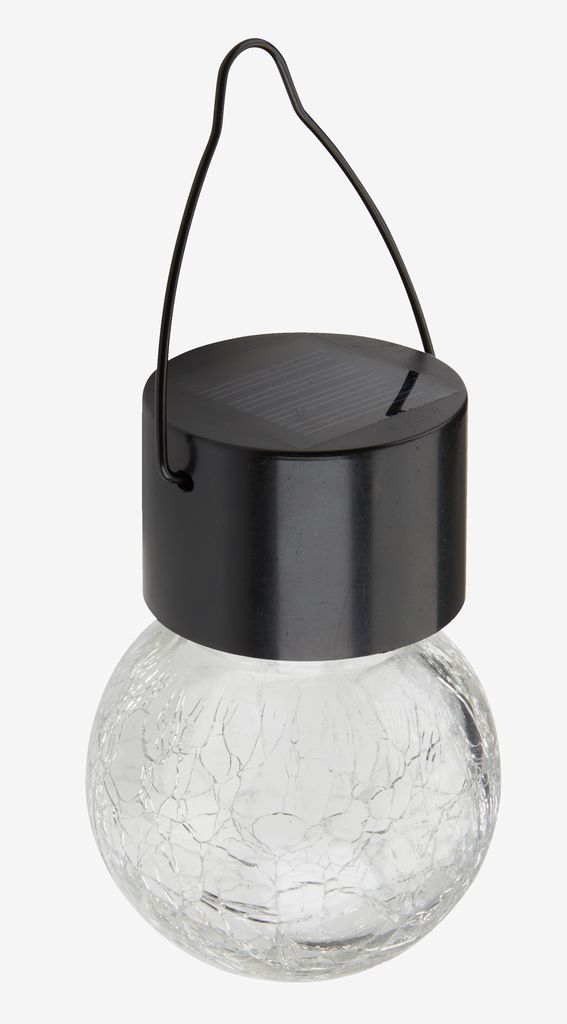 NIGHTINGALE solarna lampa Ø6xV14cm prozirna