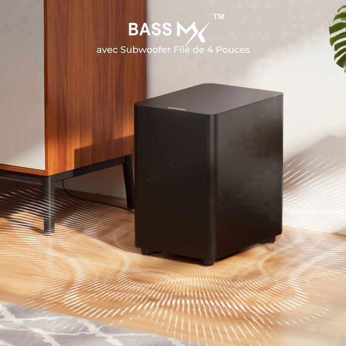 ULTIMEA 7.1 Barre de Son Dolby Atmos, 7.1 système de son surround, Contrôle des applications