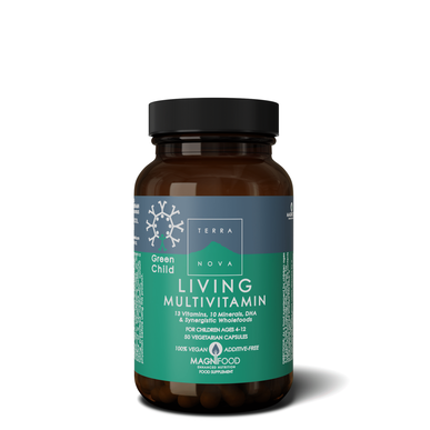 TerraNova Green Child multivitamintilskudd 50 kapsler