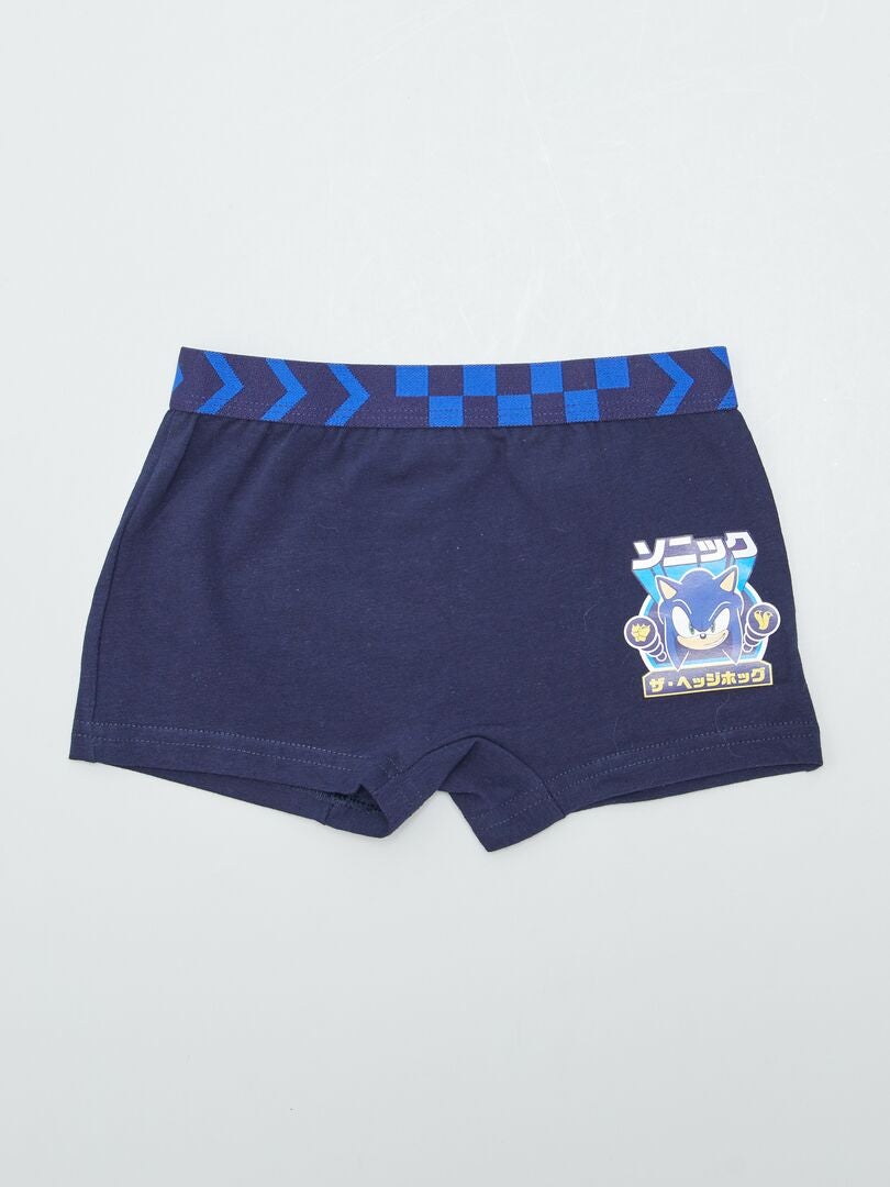 Conjunto de 2 cuecas boxer 'Sonic' 'SEGA' - AZUL