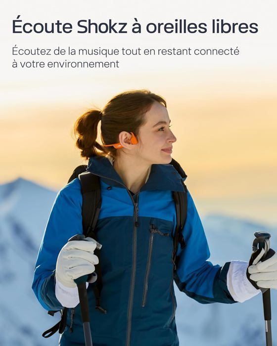Auriculares de conducción ósea - SUTEO - Openrun Pro 2 - Bluetooth 5.3 - Resistencia al agua IP55 - 12 horas de duración de la batería