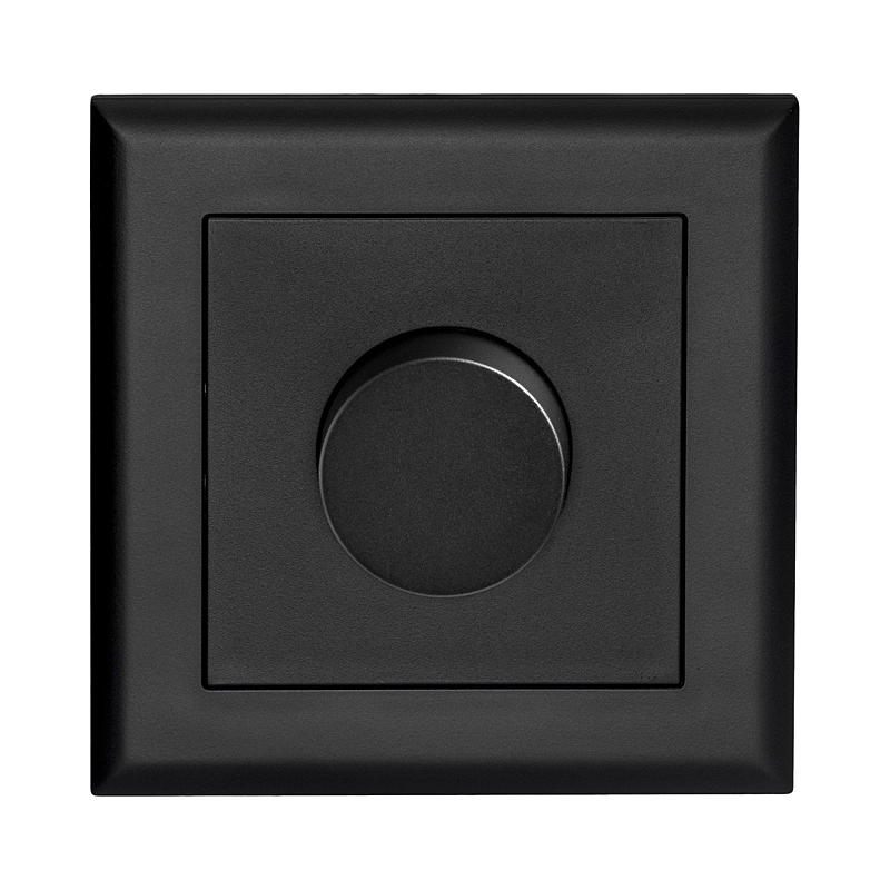Egant Dimmer LED inbyggd 10-100VA svart matt Egant Fjord