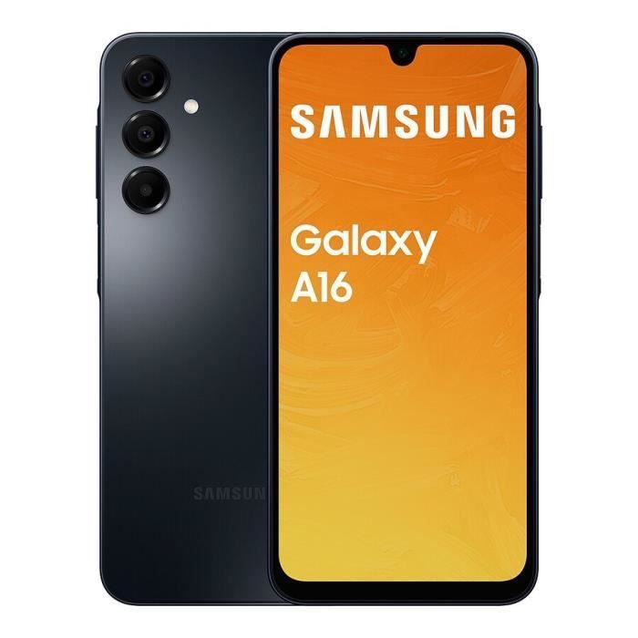 Smartphone SAMSUNG Galaxy A16 de 128 GB, color azul medianoche.