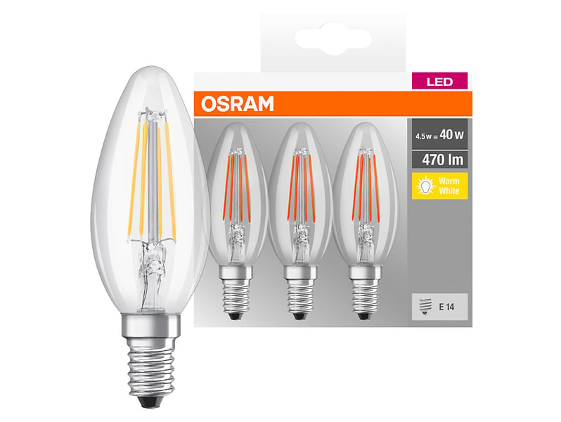Żarówka LED 3szt E14 4W Osram