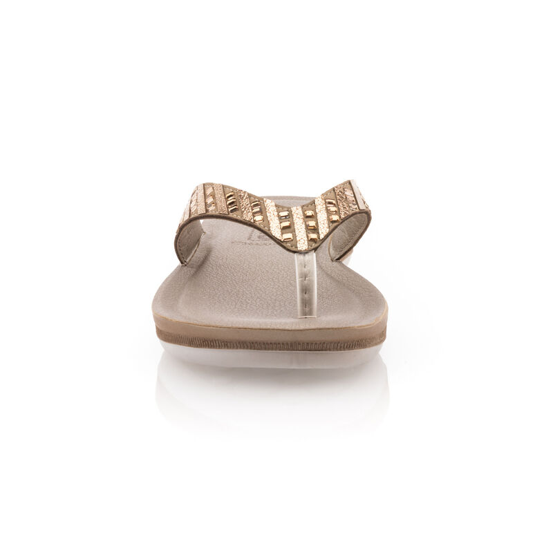 Női sárga flip-flop papucsok / tanga szandálok